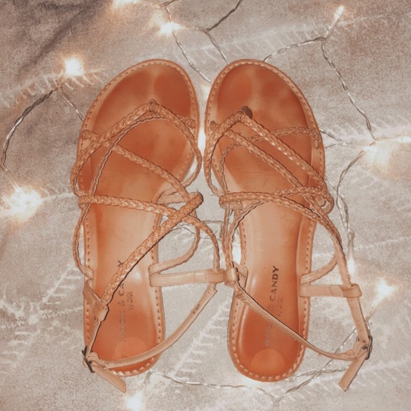 ZIGI girl Shoes - Braided Leather Strappy Sandals